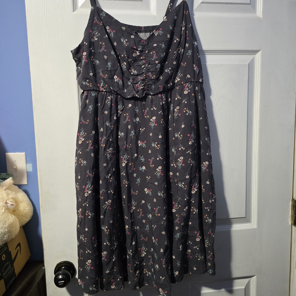 Torrid Floral Sleeveless Dress